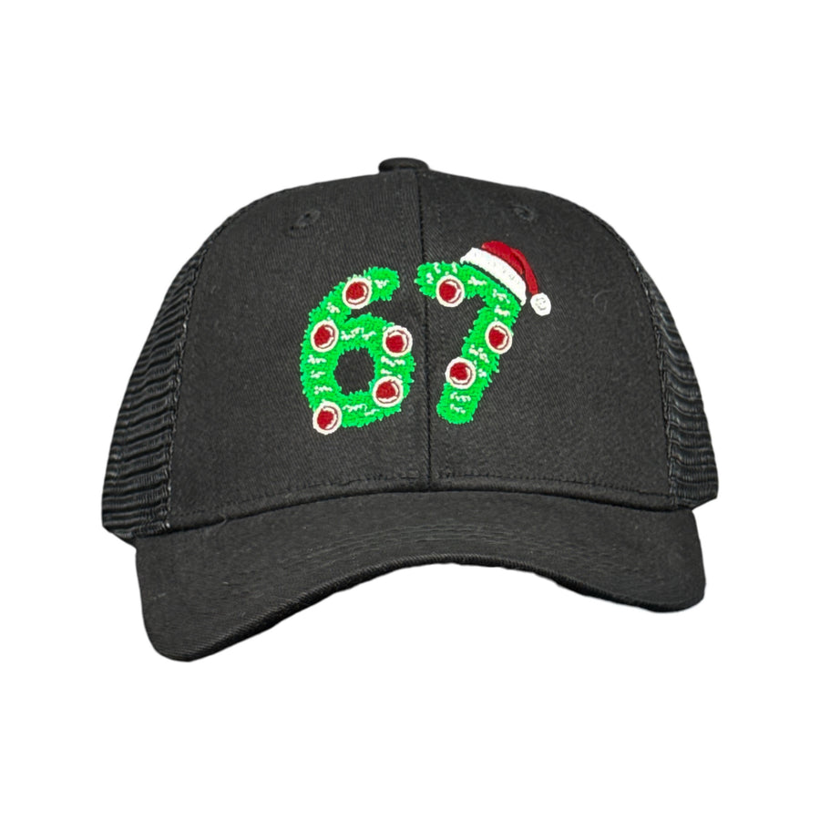 Funny Trucker Black - Six Seven Xmas 6 7 Christmas Nerdy Christmas internet Tee
