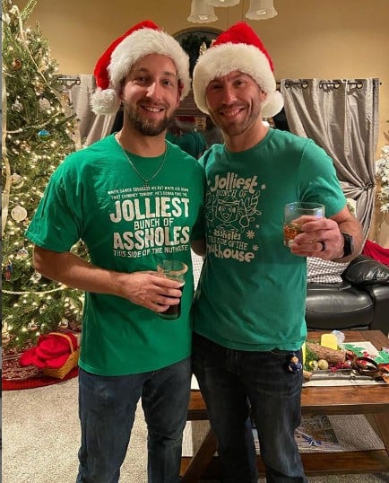 Funny Jolliest Bunch Of Assholes Mens T Shirt Nerdy Christmas TV & Movies Tee