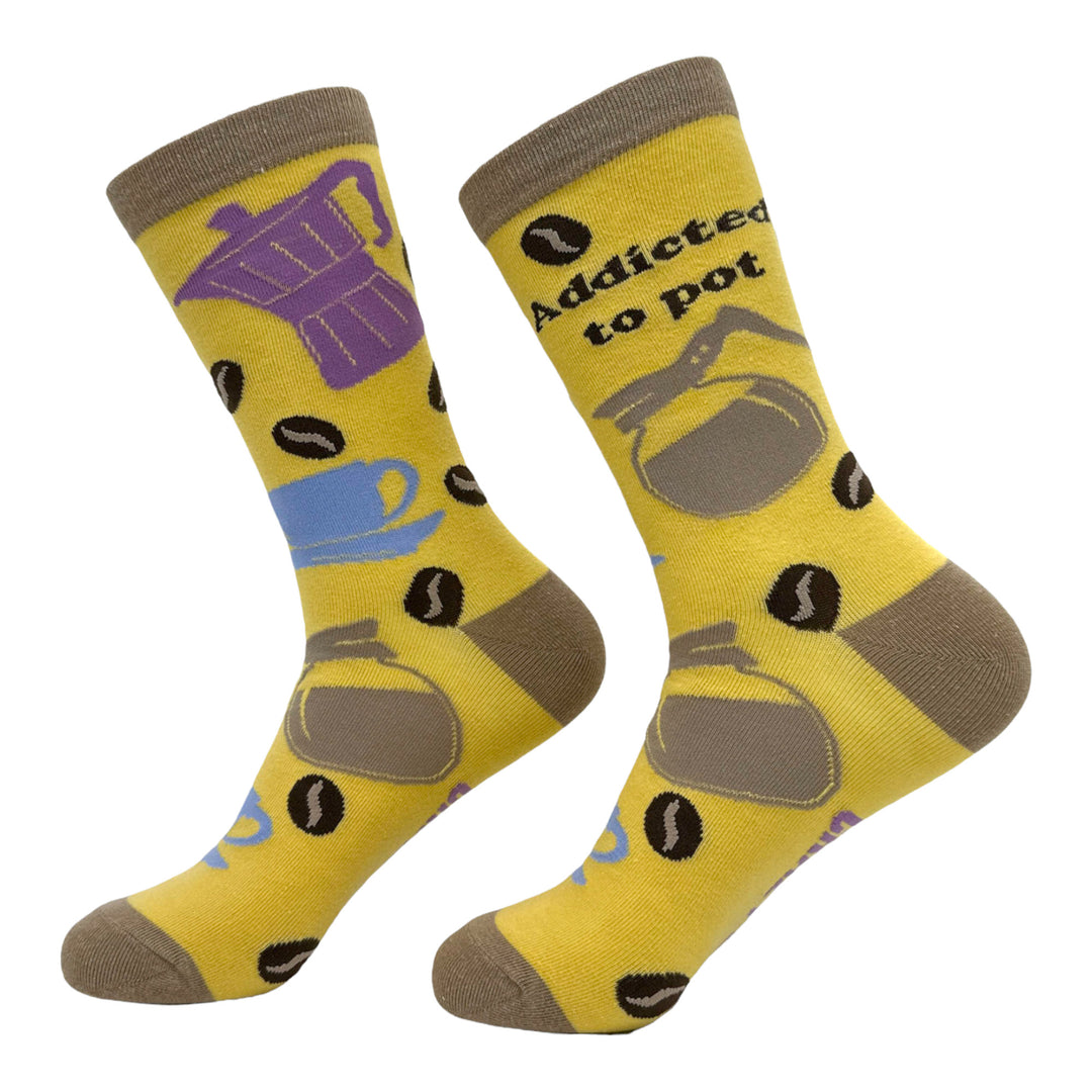 Women's Addicted To Pot Socks