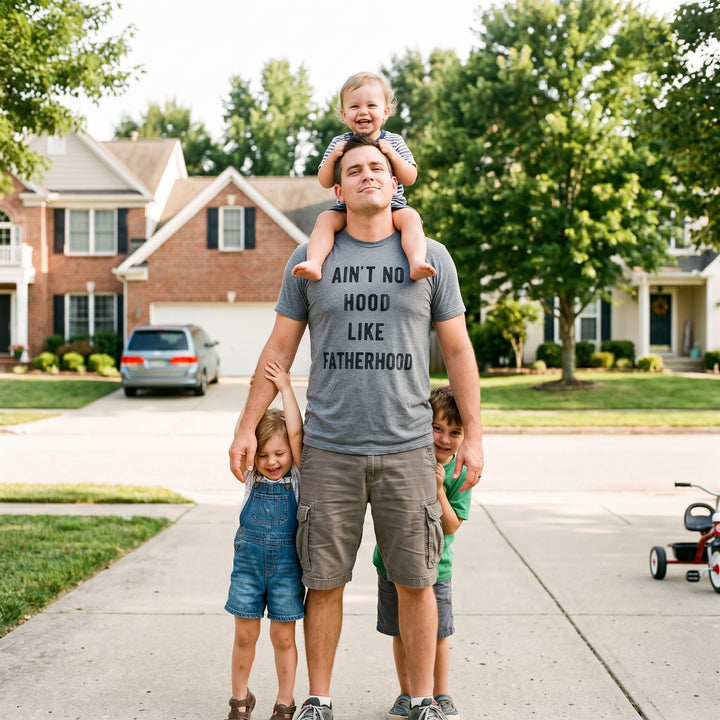 Ain't No Hood Like Fatherhood Men's T Shirt