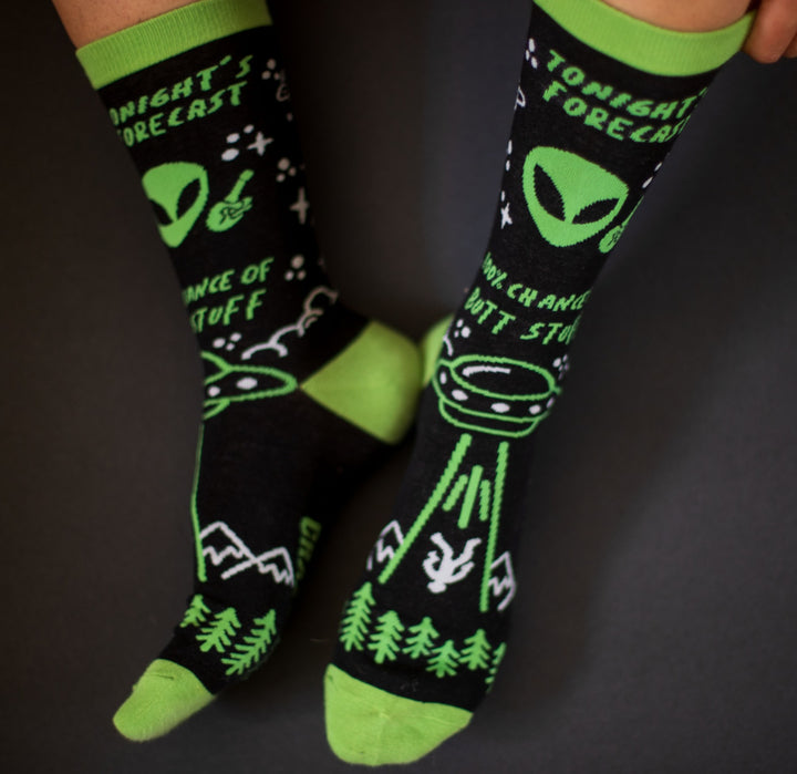 Mens 100% Chance Of Butt Stuff Socks