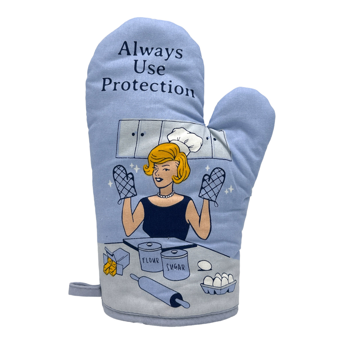 Always Use Protection Woman Cookout Apron