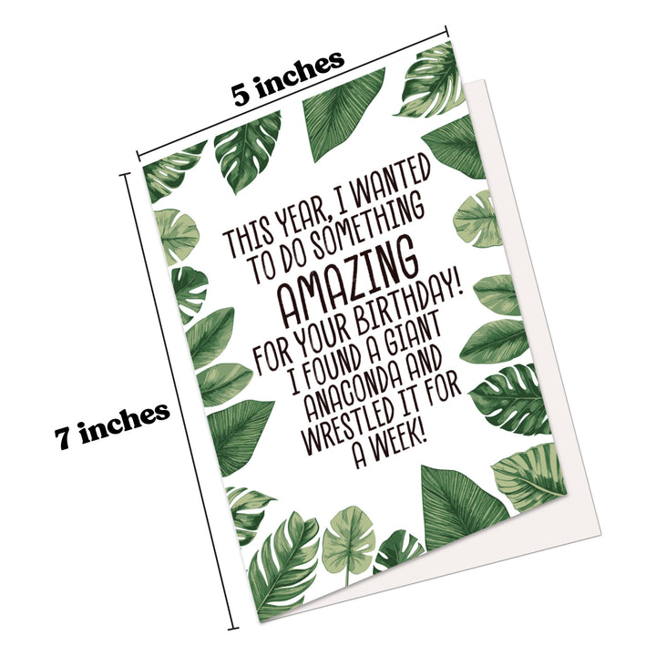 Funny Birthday Card Hilarious Assorted Cards For Celebrating With Envelopes