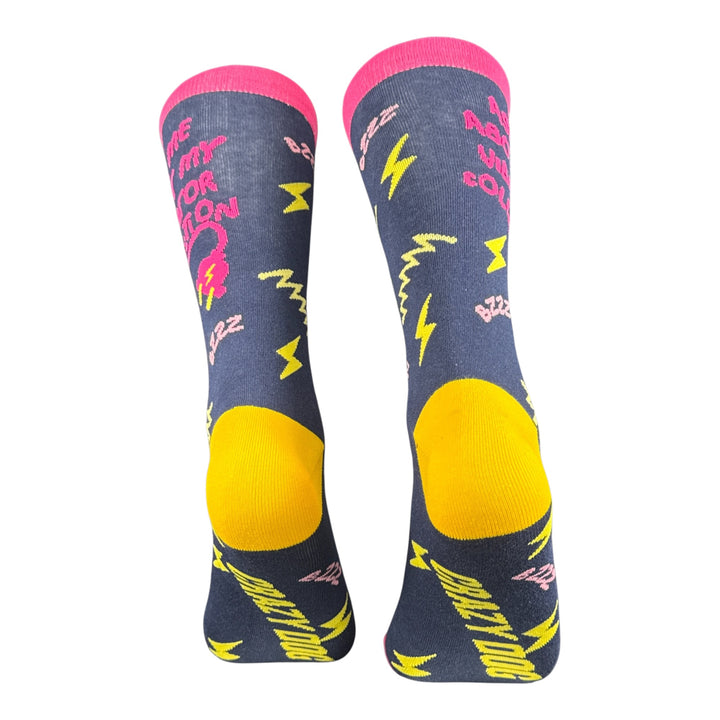 Ask Me About My Vibrator Collection Socks
