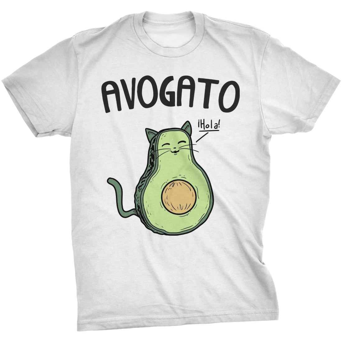Funny White - Avogato Avogato Mens T Shirt Nerdy Cinco De Mayo Cat Food Tee