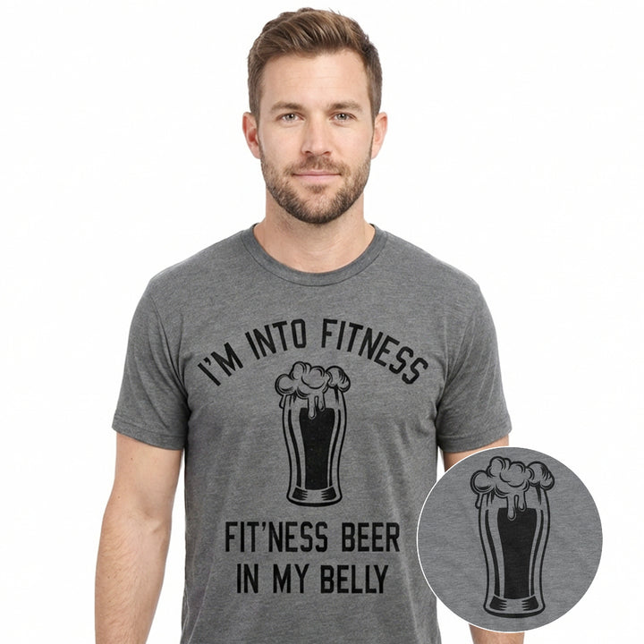 Fitness Beer In My Belly Men's T Shirt