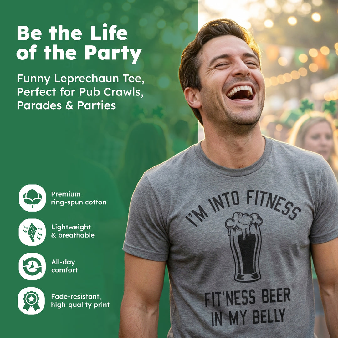 Fitness Beer In My Belly Men's T Shirt
