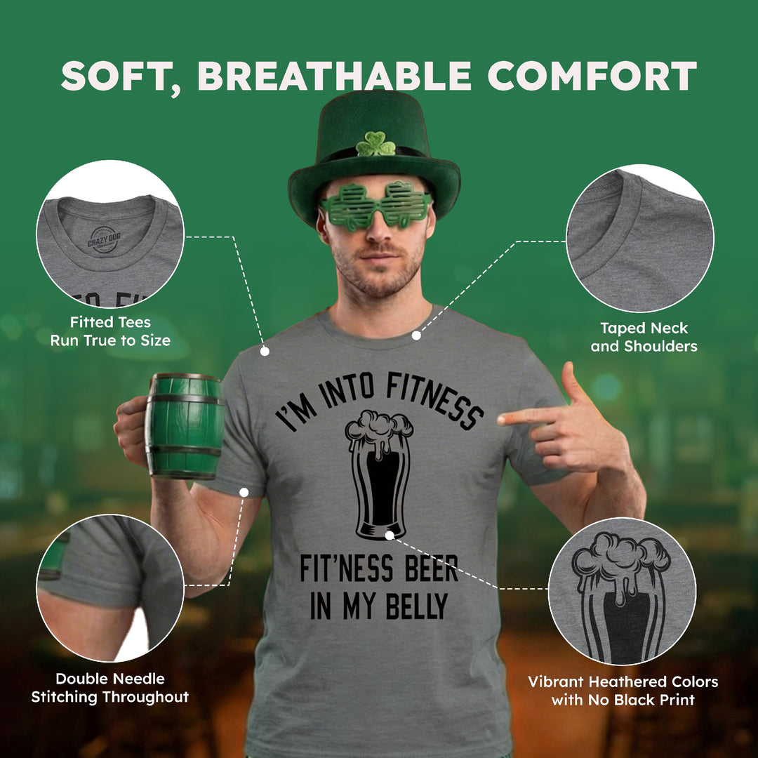 Fitness Beer In My Belly Men's T Shirt