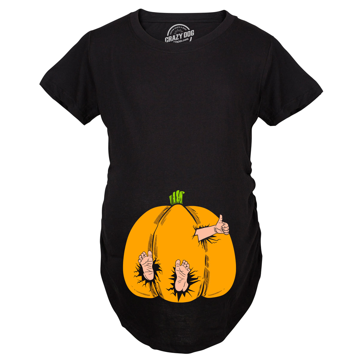 Baby In A Pumpkin Maternity T Shirt