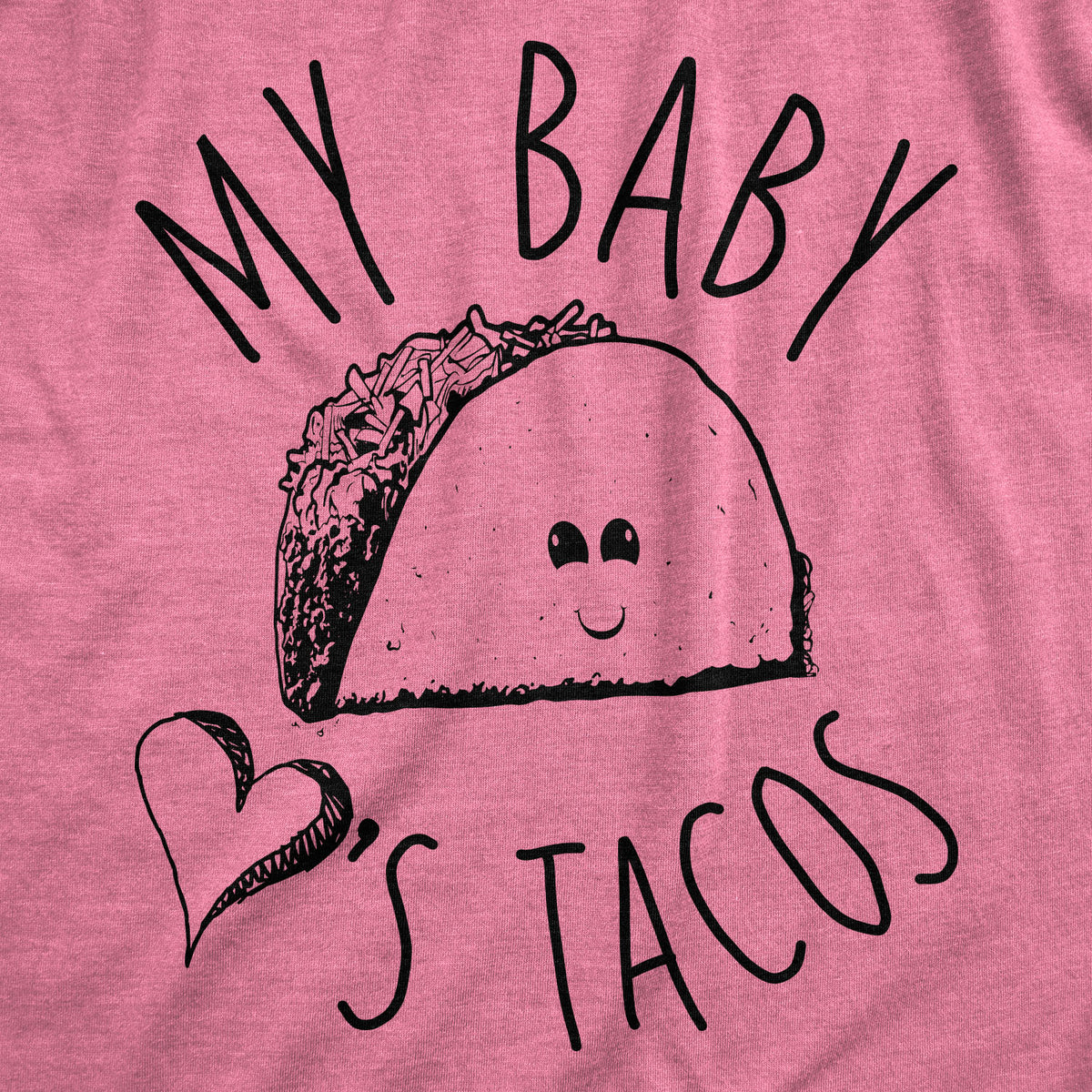 My Baby Loves Tacos Maternity T Shirt