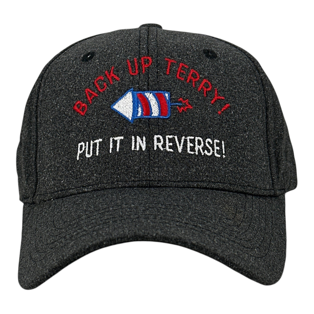 Funny Heather Black - Back Up Terry Back Up Terry Put It In Reverse Nerdy Fourth Of July Tee