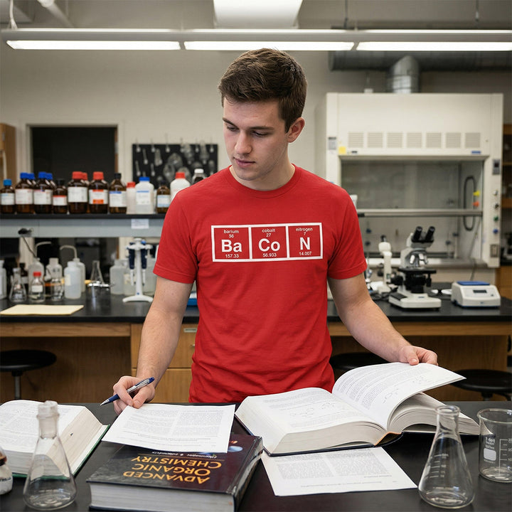 Chemistry Of Bacon Men's T Shirt