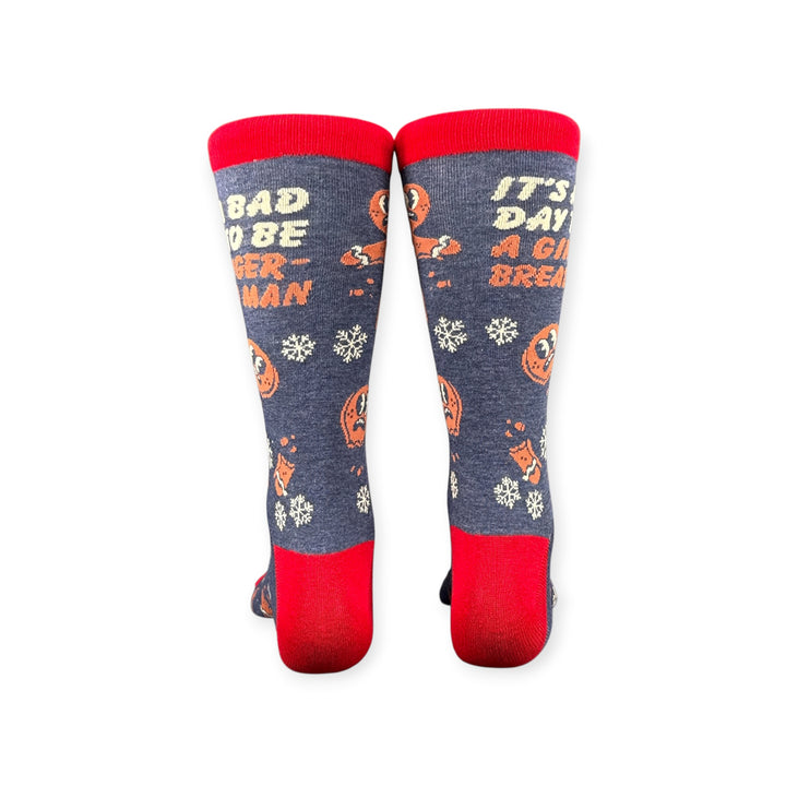 Its A Bad Day To Be A Gingerbread Man Socks