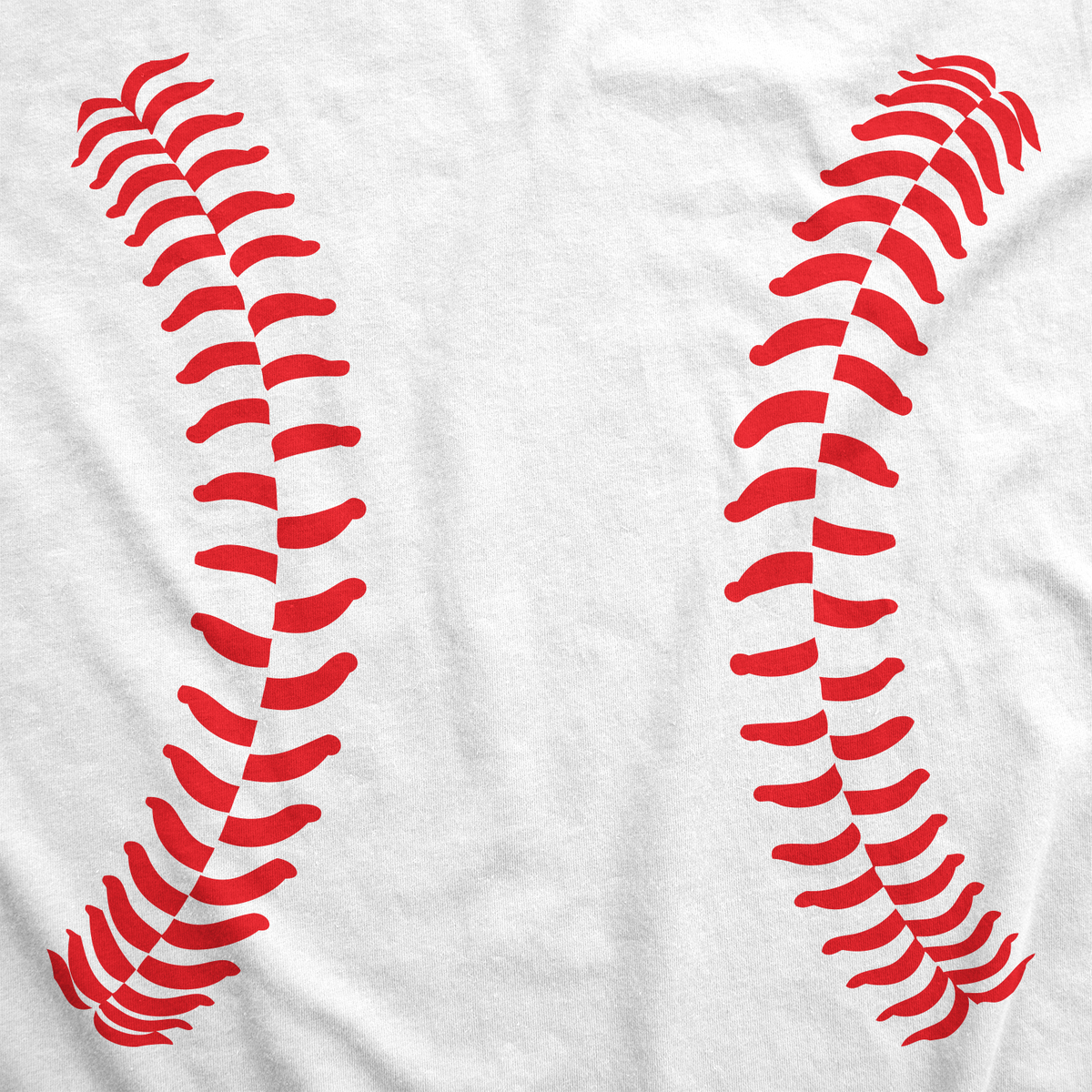 Baseball Laces Maternity Tshirt