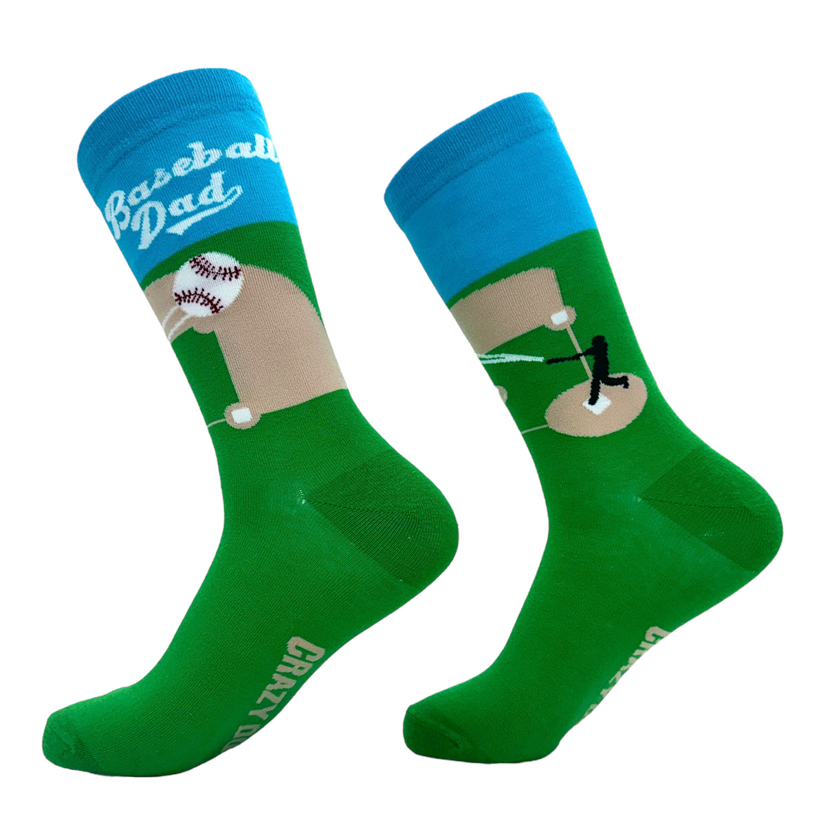 Men&#39;s Baseball Dad Socks