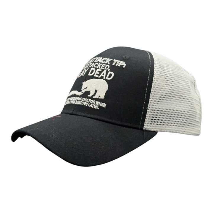 Bear Attack Tip If Attacked Play Dead Hat