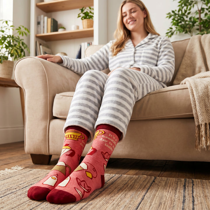 Women's It's A Beautiful Day To Stay Inside Socks
