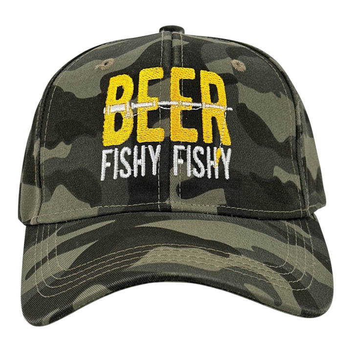 Funny Camo - Beer Fishy Beer Fishy Fishy Nerdy Fishing beer drinking Tee