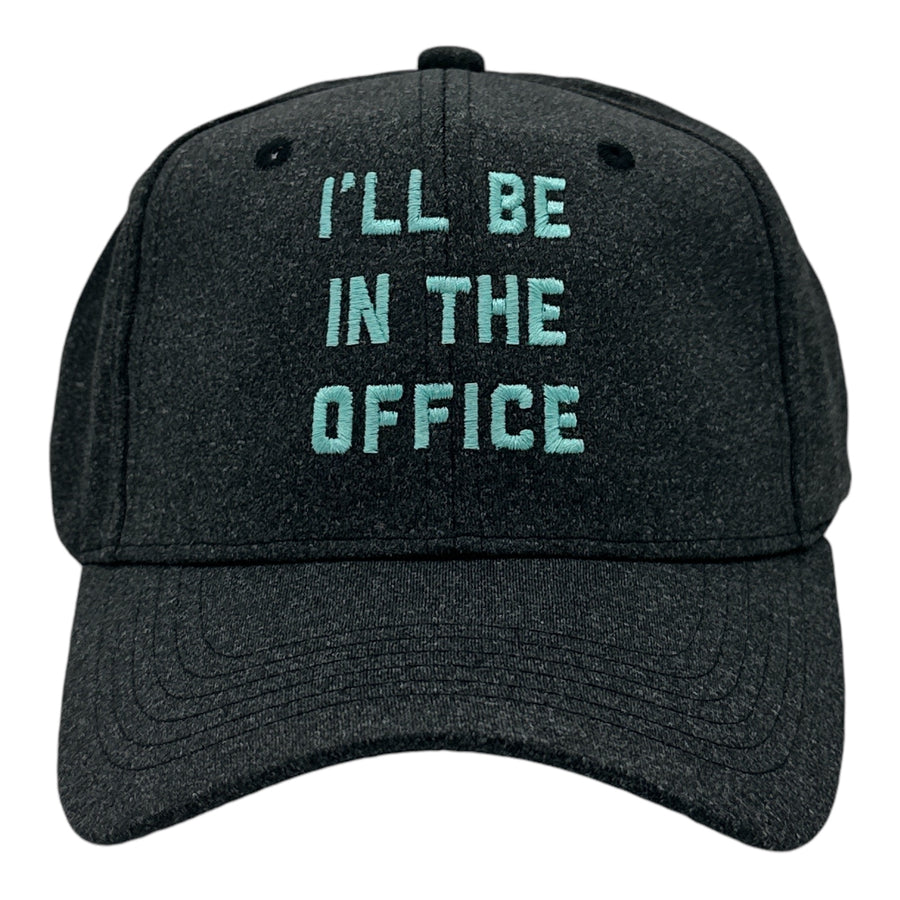 Funny Black - Ill Be In The Office Ill Be In The Office Nerdy Office sarcastic Tee