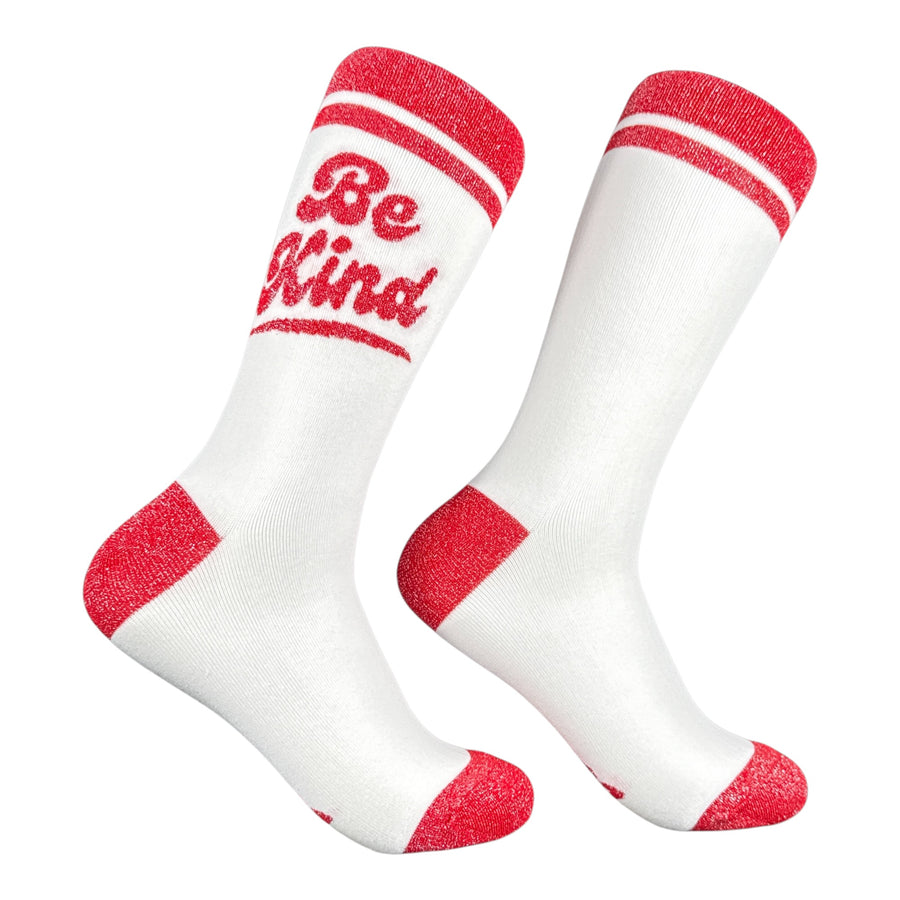 Funny Multi - Be Kind Glitter Be Kind Glitter Sock Nerdy motivational Tee