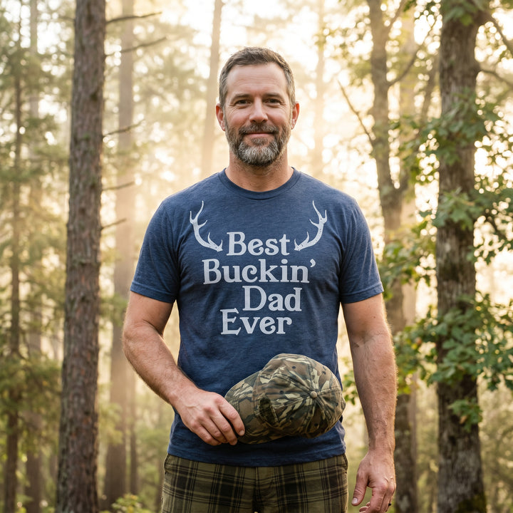 Best Buckin Dad Ever Men's T Shirt