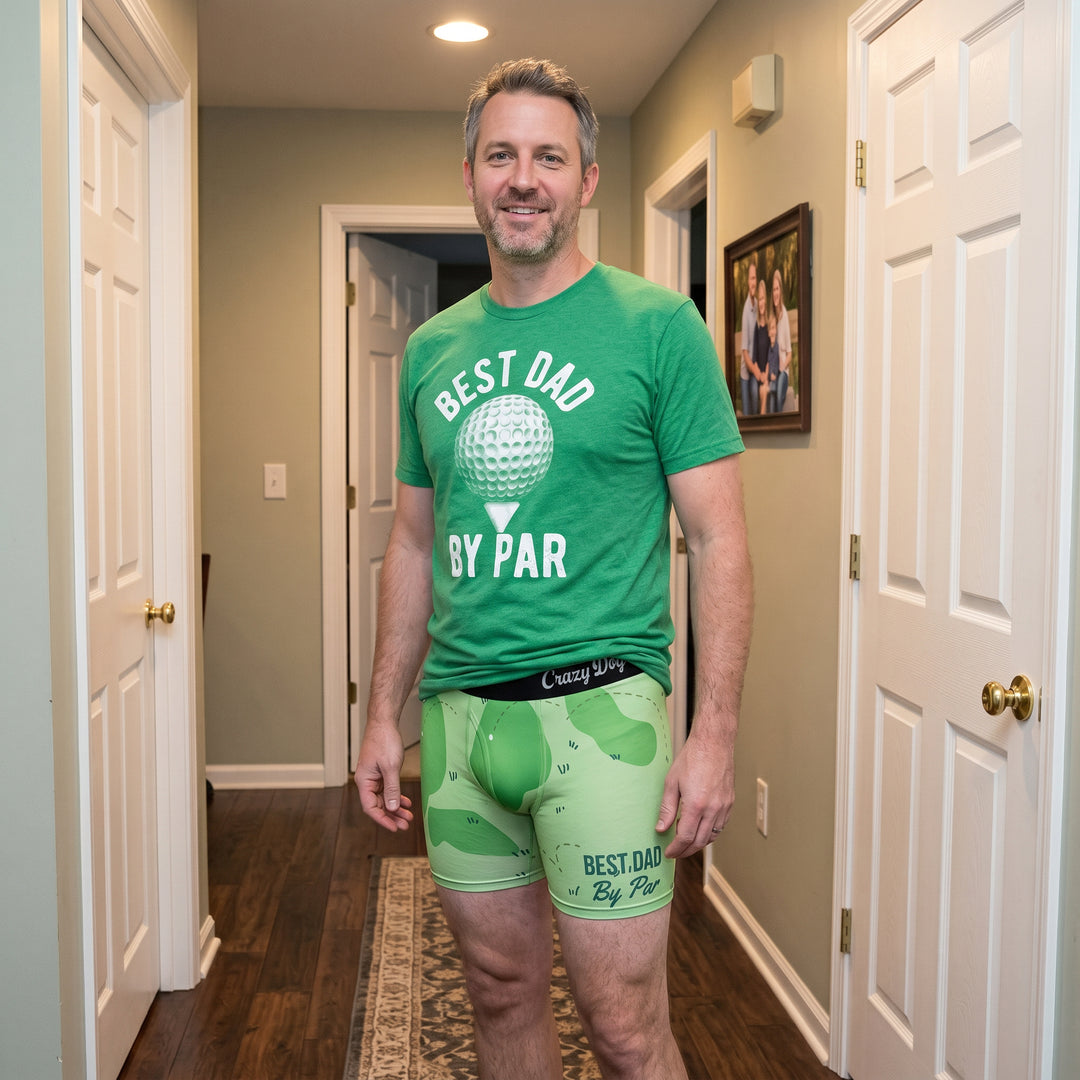 Best Dad By Par Boxer Briefs