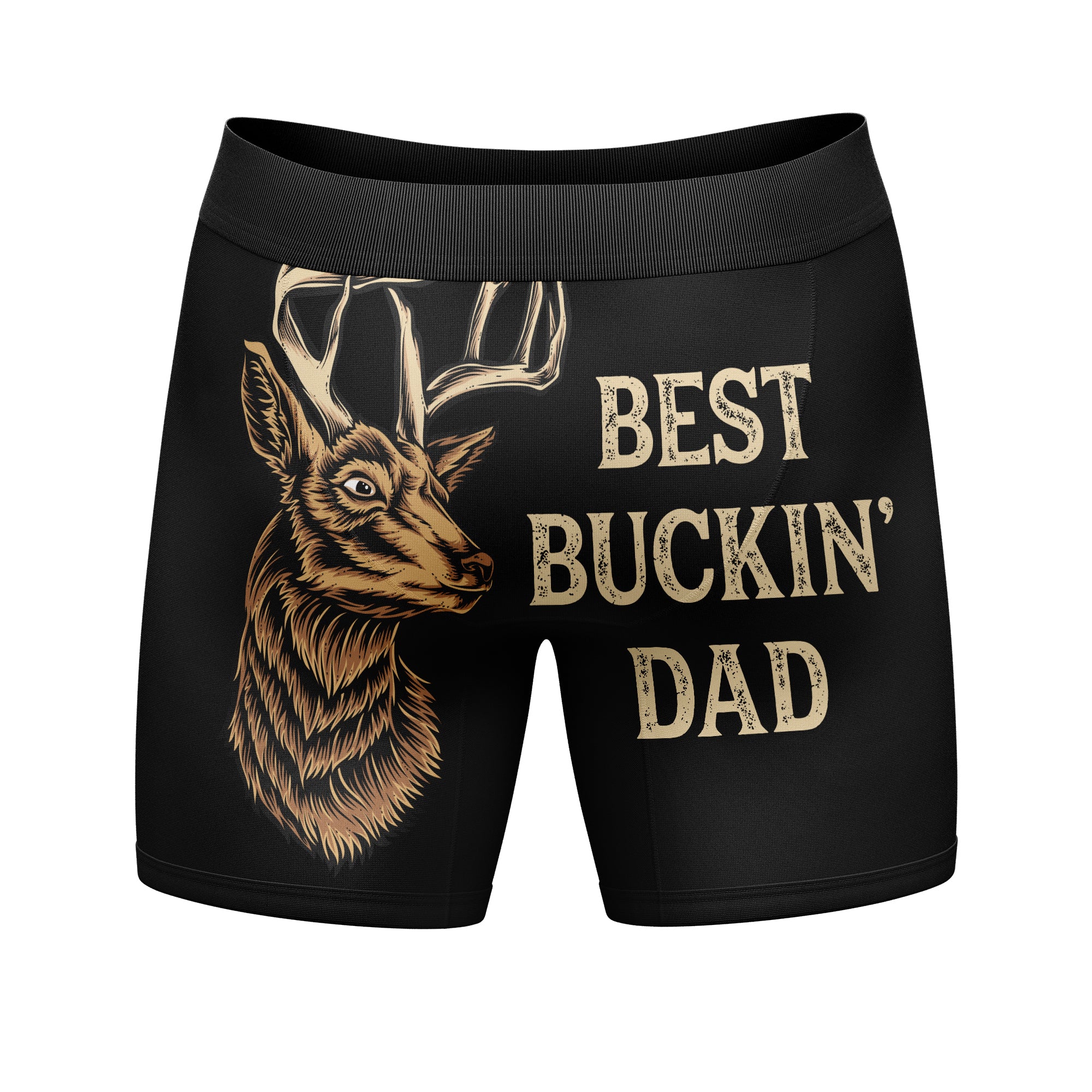 Funny Black Best Bucking Dad Nerdy Father's Day Hunting Tee