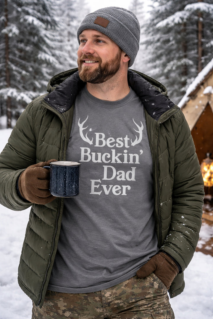 Best Buckin Dad Ever Men's T Shirt