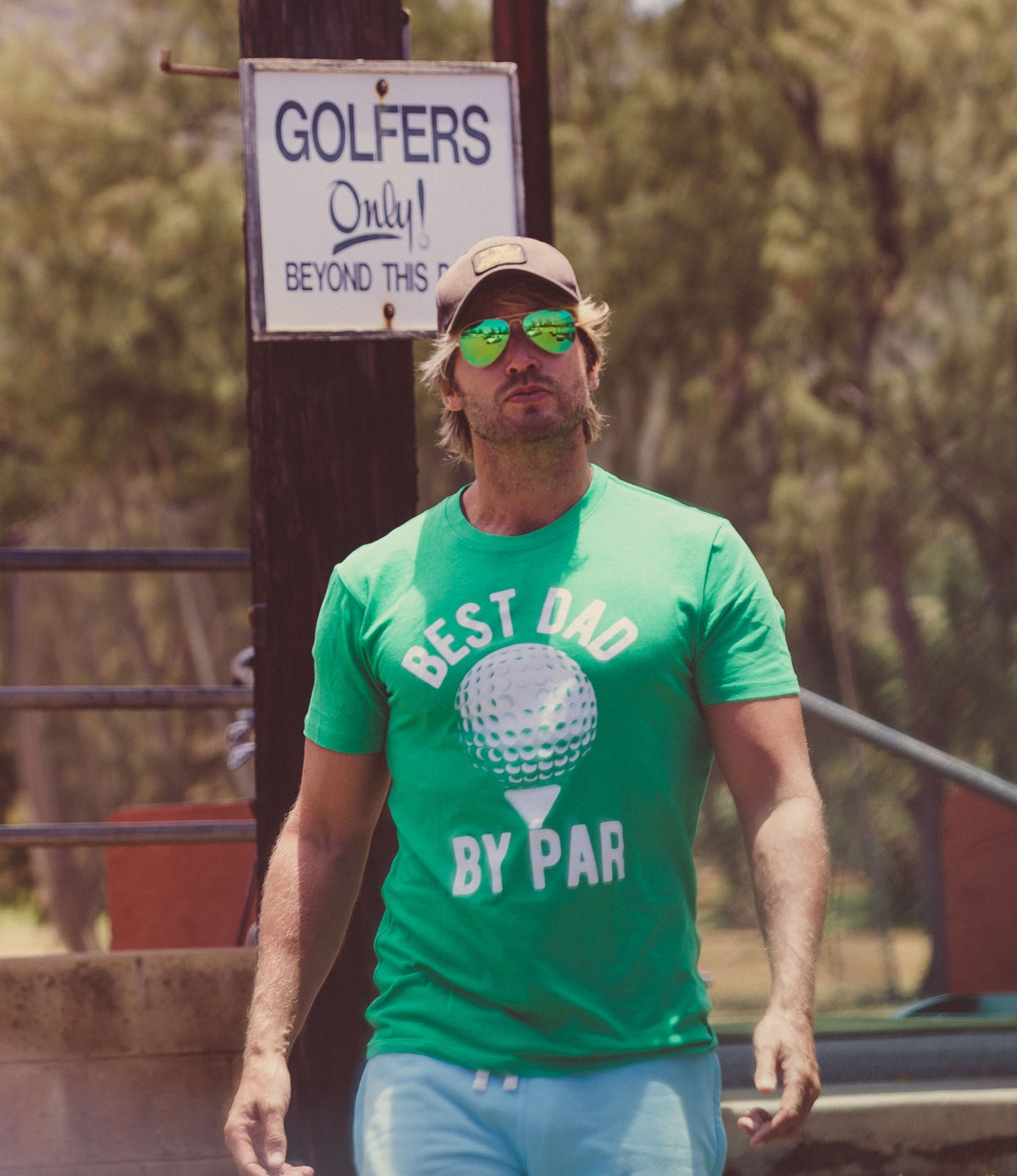 Best Dad By Par Men&#39;s Tshirt