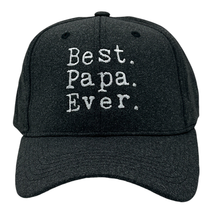 Funny Black - Best Papa Ever Best Papa Ever Nerdy Father's Day sarcastic Tee