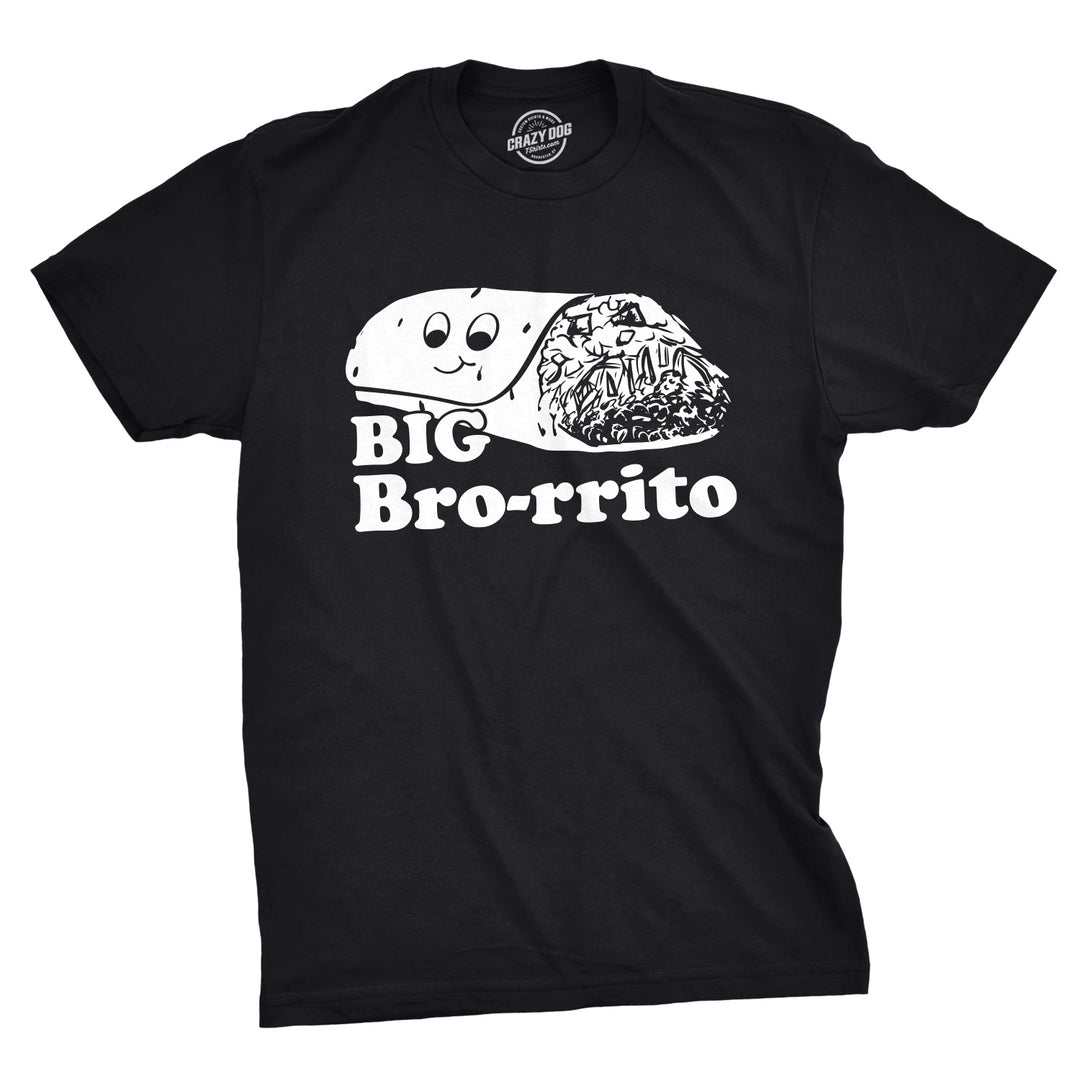 Funny Black Big Bro-rrito Mens T Shirt Nerdy Cinco De Mayo Brother Tee