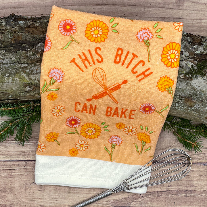 This Bitch Can Bake Tea Towel Tea Towel