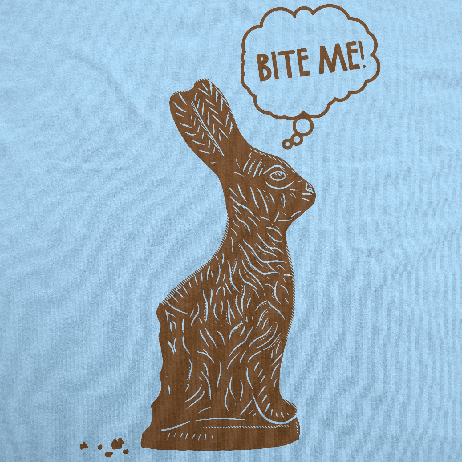 Funny Bite Me Womens T Shirt Nerdy Easter Tee