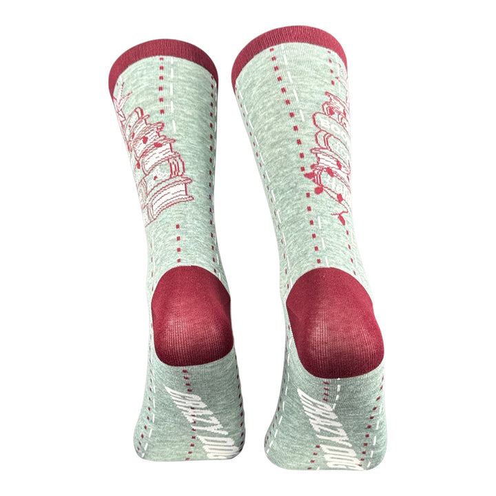 Booked For The Holidays Socks