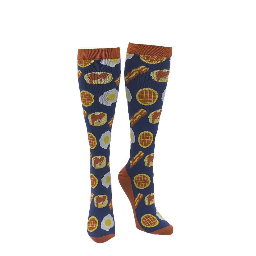 Breakfast Foods Compression Socks