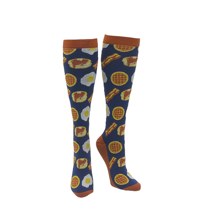 Breakfast Foods Compression Socks
