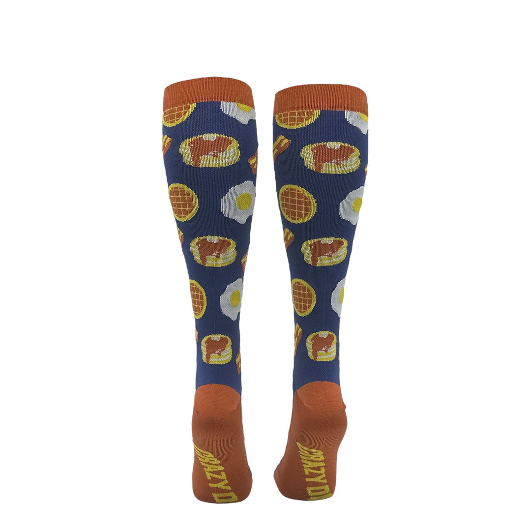 Breakfast Foods Compression Socks