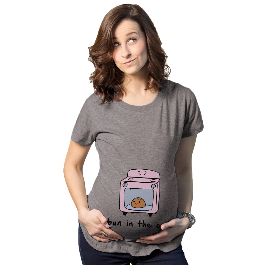 Bun In The Oven Maternity T Shirt