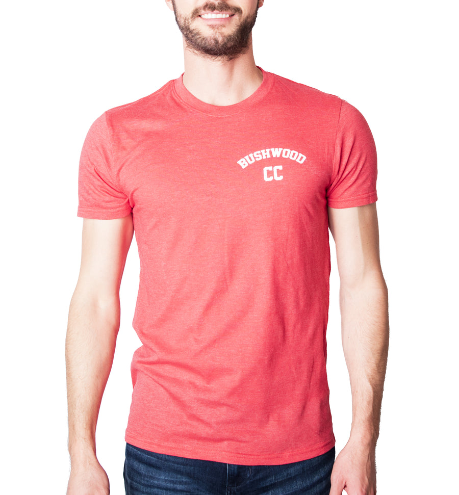 Funny Heather Red Bushwood Country Club Mens T Shirt Nerdy TV & Movies Golf Tee