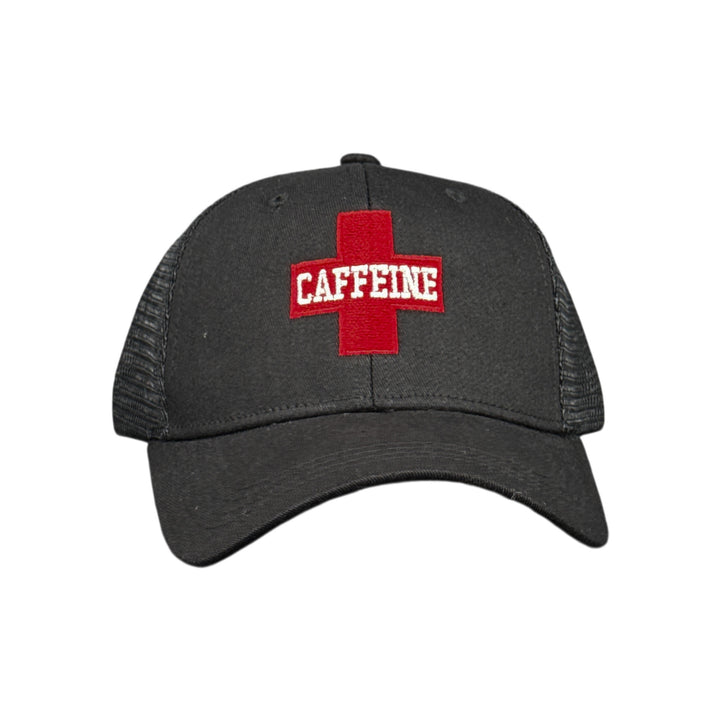Funny Trucker Black - Caffeine Cross Caffeine Cross Nerdy coffee Tee