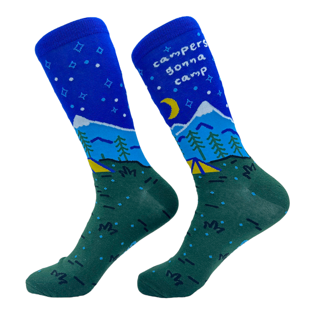 Mens Camping Sock 6 Pack Socks