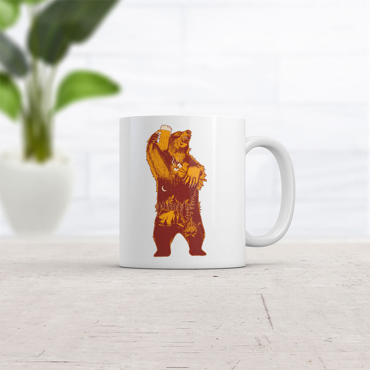 Camping Party Bear Mug