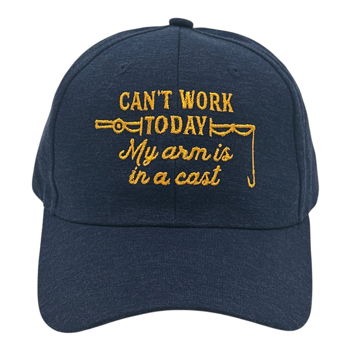 Funny Navy - My Arm Is In A Cast Nerdy Father's Day Fishing Tee