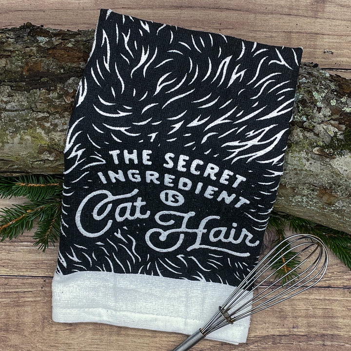 Secret Ingredient Is Cat Hair Tea Towel Tea Towel