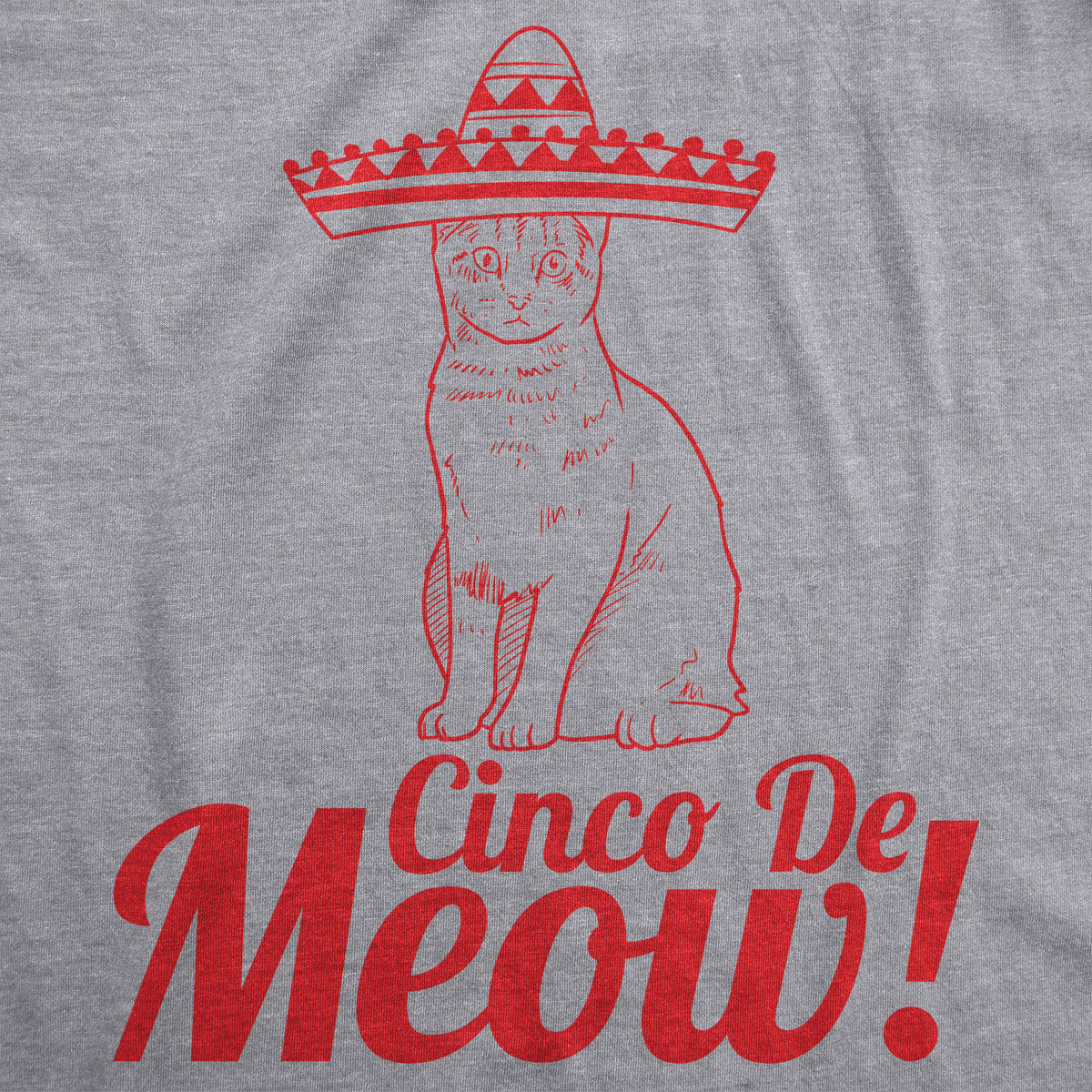 Cinco De Meow Cat Women&#39;s Tshirt