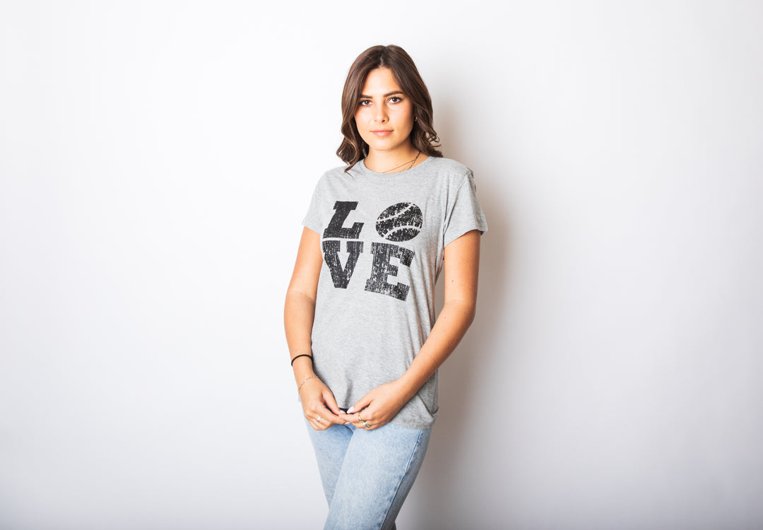 LOVE Baseball Women's T Shirt