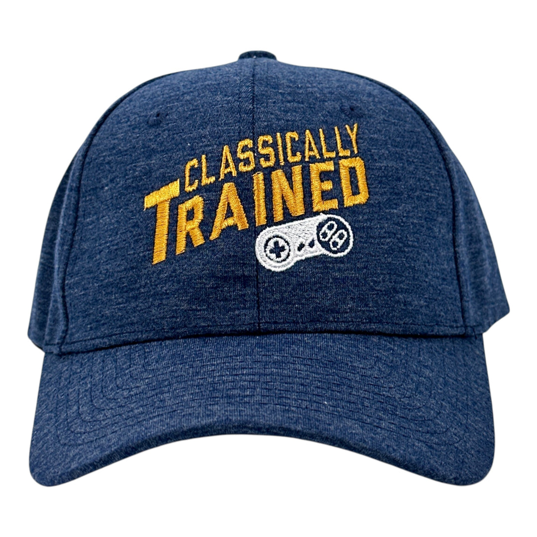 Funny Heather Navy - Classically Trained Classically Trained Nerdy Video Games Tee