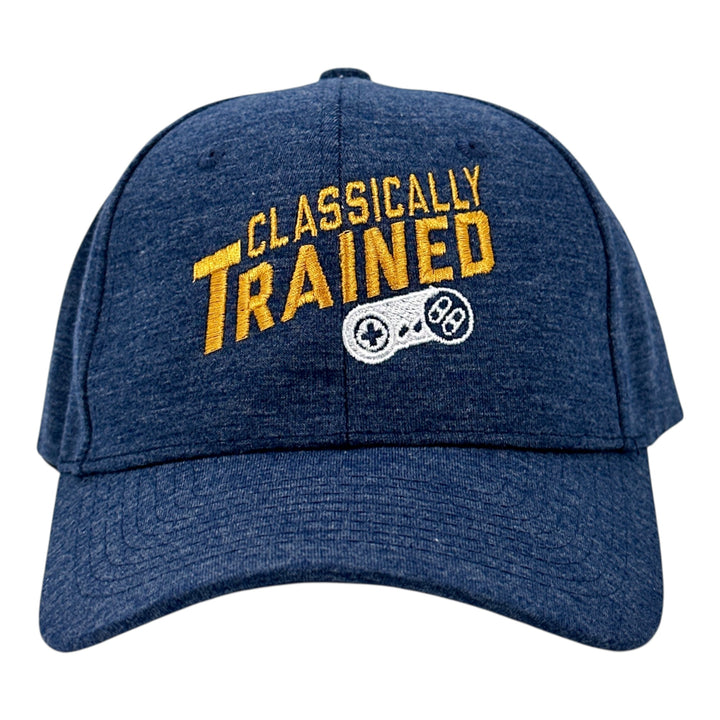 Funny Heather Navy - Classically Trained Classically Trained Nerdy Video Games Tee