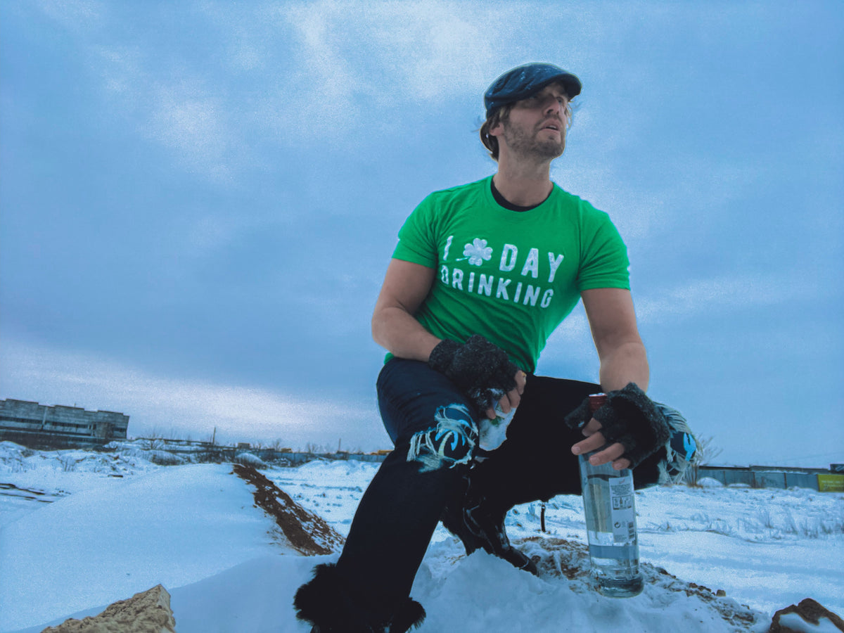 I Clover Day Drinking Men&#39;s Tshirt