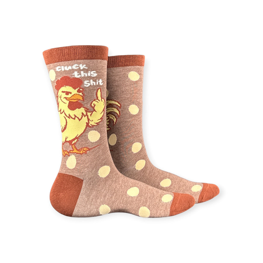 Funny Cluck This Shit Cluck This Shit Sock Nerdy Animal Offensive Tee